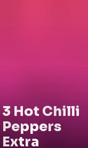 3 Hot Chilli Peppers Extra